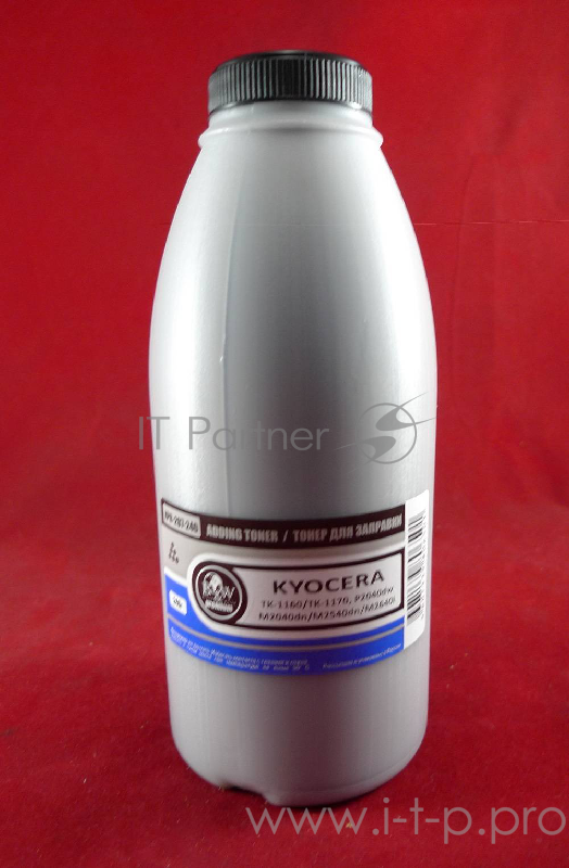 Тонер для Kyocera TK-1160/TK-1170, P2040d/P2040dw/M2040dn/M2540dn (фл. 240г) B&W Premium (Mitsubishi) фас. Россия