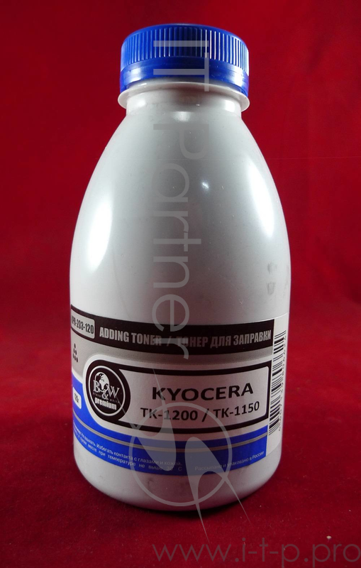 Тонер для Kyocera TK-1200/TK-1150 (фл. 120г, 3000стр.) B&W Premium (Tomoegawa) фас. Россия