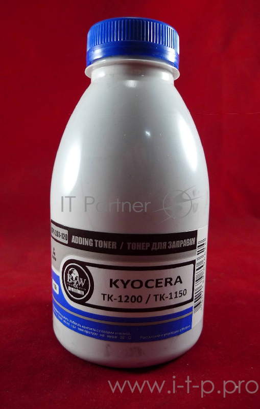 Тонер для Kyocera TK-1200/TK-1150 (фл. 120г, 3000стр.) B&W Premium (Tomoegawa) фас. Россия