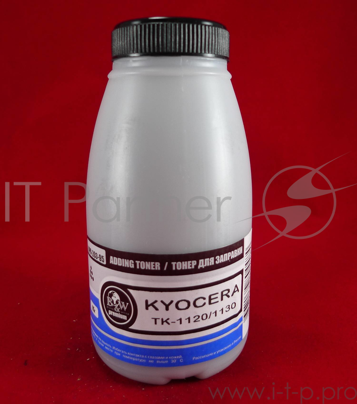 Тонер для Kyocera TK-1120, FS-1060DN/1025MFP/1125MFP (фл. 95г) B&W Premium (Tomoegawa) фас. Россия