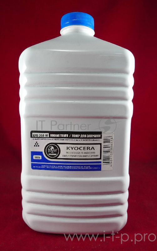 Тонер для Kyocera TK-1110/1120 FS-1020/1040/1060/1220MFP/1320 (кан. 1кг) B&W Premium (Tomoegawa) фас. Россия
