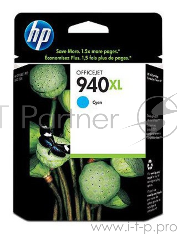 Картридж HP 940XL C4907AE (голубой) для Officejet Pro 8000/8500