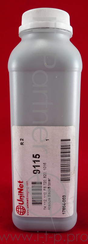 Тонер для Kyocera TK-110, FS-720/820/1016MFP/1116MFP (фл. 115г) Absolute Black® 3K Uninet