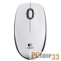 Мышь Logitech M100 белый оптическая (1000dpi) USB1.1 (2but)