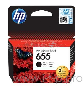 Картридж HP 655 CZ109AE (черный) для Deskjet Ink Advantage 3525/4615/4625/5525/6525
