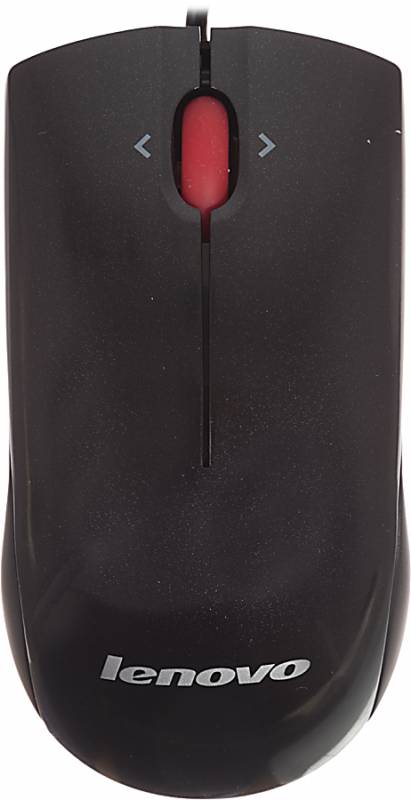 Мышь Lenovo MOBGULA черный лазерная (2000dpi) USB (2but)