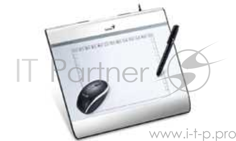 Графический планшет GENIUS MousePen I608X, раб. зона: 6х8 дюймов, Стилус+Беспроводная Мышь, Разрешен