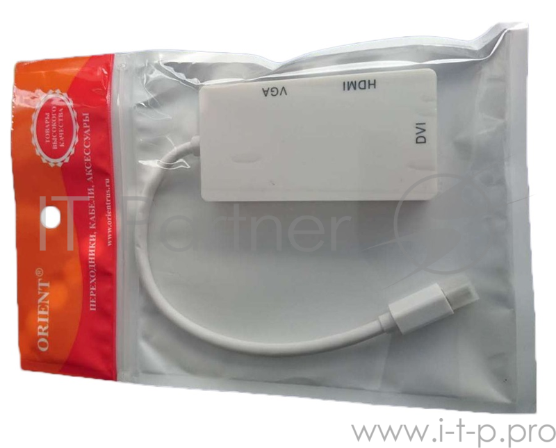 DisplayPort->D-Sub(F)+DVI(F)