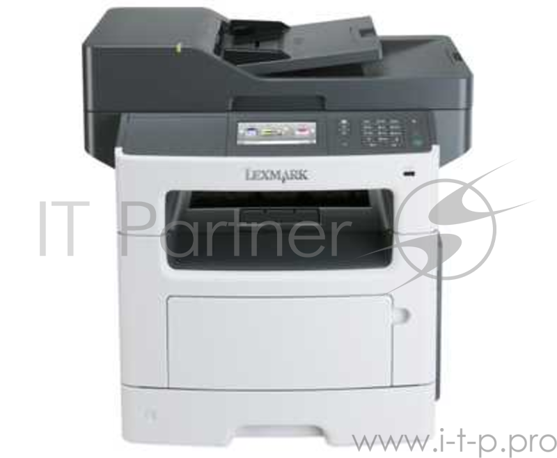 МФУ Lexmark MX511de A4, лазерный, принтер + сканер + копир + факс, ЖК, бело-чёрный (USB2.0, LAN)