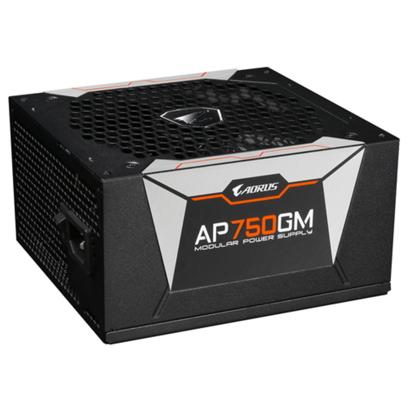 Блок питания 750Вт GIGABYTE AORUS P750W GP-AP750GM ATX12V V2.31 (20/24+4/8+6/8pin, вентилятор d135мм) + кабель питания EURO