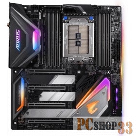 Мат. плата SocketTR4 GIGABYTE X399 AORUS XTREME (AMD X399, 8xDDR4, M.2, SATA III, RAID, 4xPCI-E, 3x1Гбит LAN, WiFi, BT, USB3.1, E-ATX)