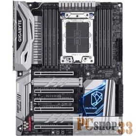 Мат. плата SocketTR4 GIGABYTE X399 DESIGNARE EX (AMD X399, 8xDDR4, M.2, SATA III, RAID, 5xPCI-E, 2x1Гбит LAN, WiFi, BT, USB3.1, ATX)