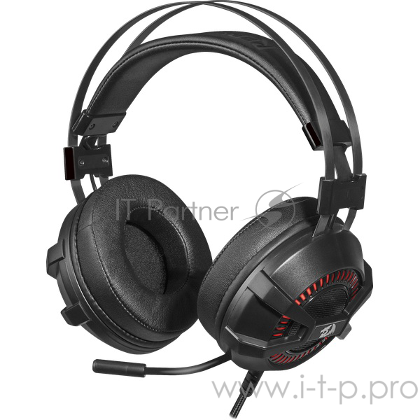 Наушники Defender Bio черный+красный, кабель 2 м Redragon