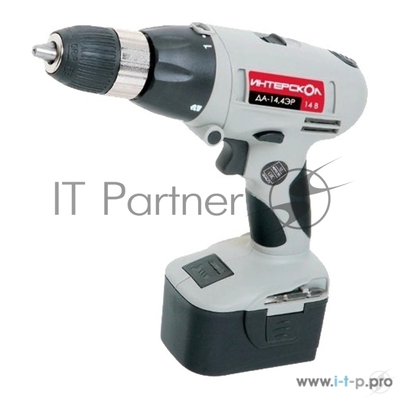 Дрель, Шуруповерт ИНТЕРСКОЛ ДА-14,4ЭР акк. дрель-шуруп Li-ion 535.0.2.01 {Li-ion, 2 аккум., 1,5Ач}