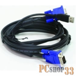 Переключатель D-Link DKVM-CU/B1A Кабель KVM длиной 1,8 м с разъемом USB