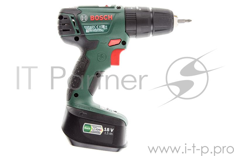 Дрель-шуруповерт ударная Bosch PSB 1800 LI-2 аккум. патрон:быстрозажимной (кейс в комплекте)