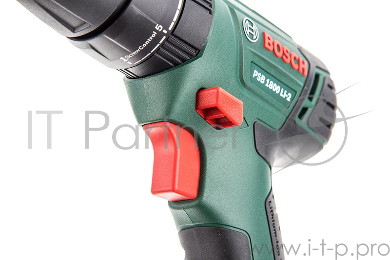 Дрель-шуруповерт ударная Bosch PSB 1800 LI-2 аккум. патрон:быстрозажимной (кейс в комплекте)