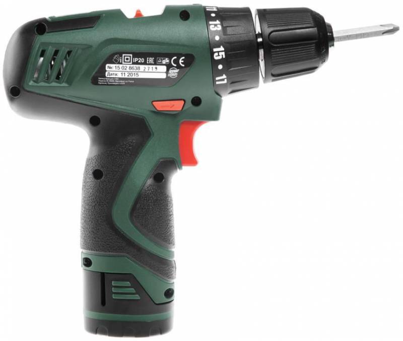 Дрель-шуруповерт Hammer Flex ACD120GLi аккум. патрон:быстрозажимной