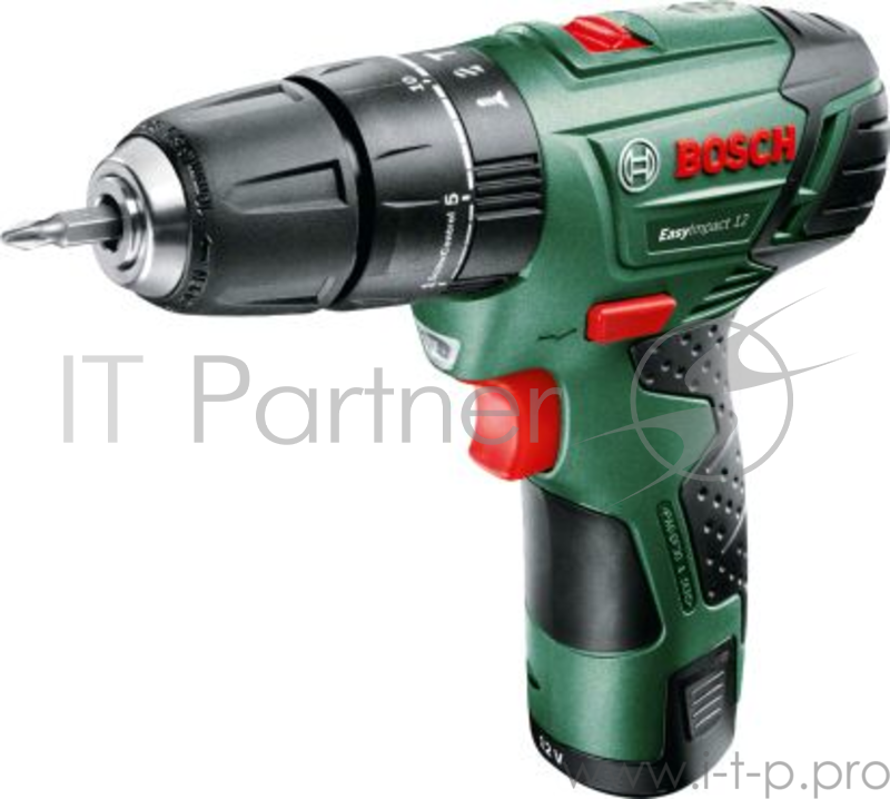 Дрель-шуруповерт Bosch EasyImpact 12 1200Вт аккум. патрон:быстрозажимной