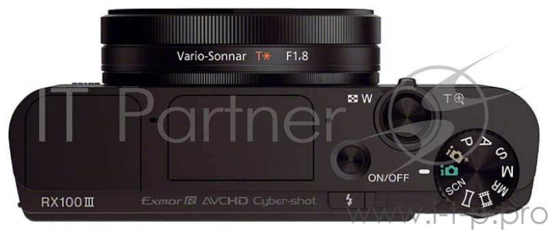 Фотоаппарат SONY DSC-RX100M3G 20,1Mp, 2.92x zoom, 3, Zeiss, F1.8-2.8, ISO25600, Wi-Fi, NFC, SDHC,
