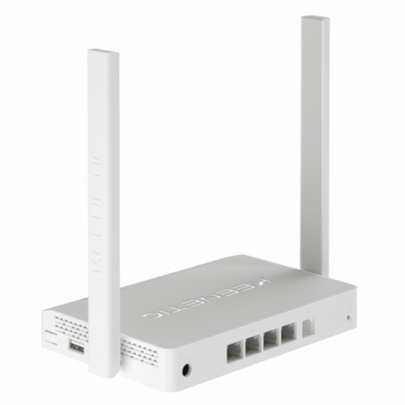 Маршрутизатор беспроводной Keenetic DSL (KN-2010) N300 10/100BASE-TX/xDSL/4G ready белый
