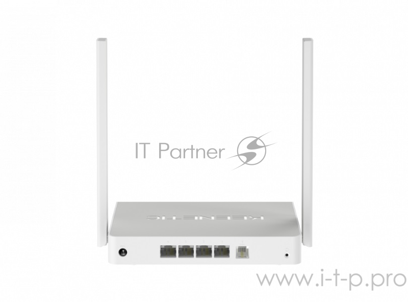 Маршрутизатор беспроводной Keenetic DSL (KN-2010) N300 10/100BASE-TX/xDSL/4G ready белый