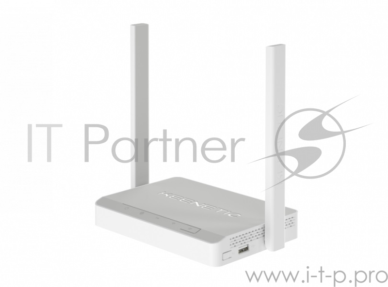 Маршрутизатор беспроводной Keenetic DSL (KN-2010) N300 10/100BASE-TX/xDSL/4G ready белый