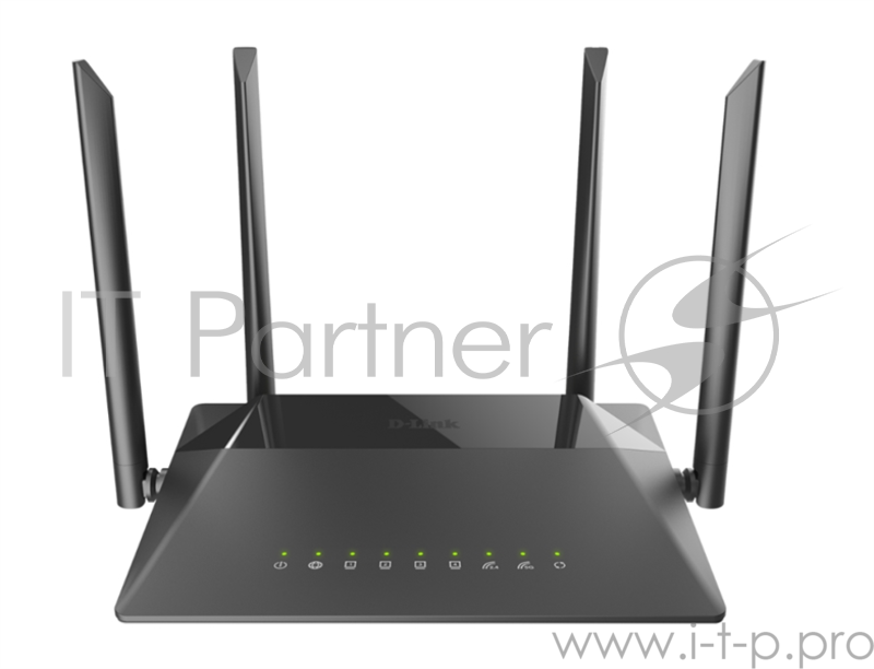 Маршрутизатор беспроводной D-Link DIR-842/RU (DIR-842/RU/R1A) AC1200 10/100/1000BASE-TX черный