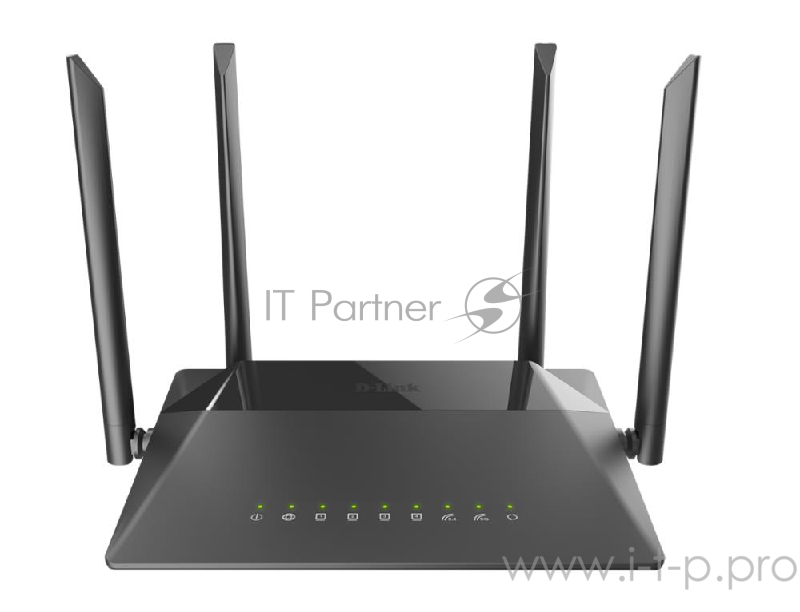 Маршрутизатор беспроводной D-Link DIR-842/RU (DIR-842/RU/R1A) AC1200 10/100/1000BASE-TX черный