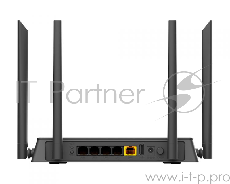 Маршрутизатор беспроводной D-Link DIR-815 (DIR-815/RU/R1A) AC1200 10/100BASE-TX/4G ready черный