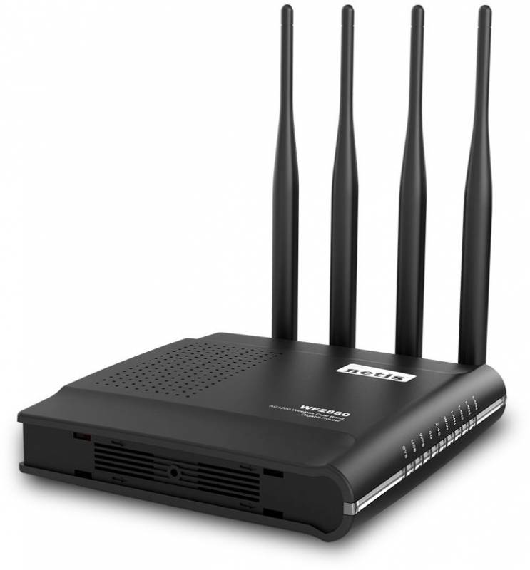 Wi-Fi маршрутизатор 1200MBPS 1000M 4P DUAL BAND WF2880 NETIS