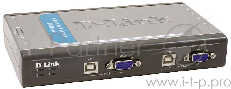 Переключатель KVM D-Link DKVM-4U 4xPC port