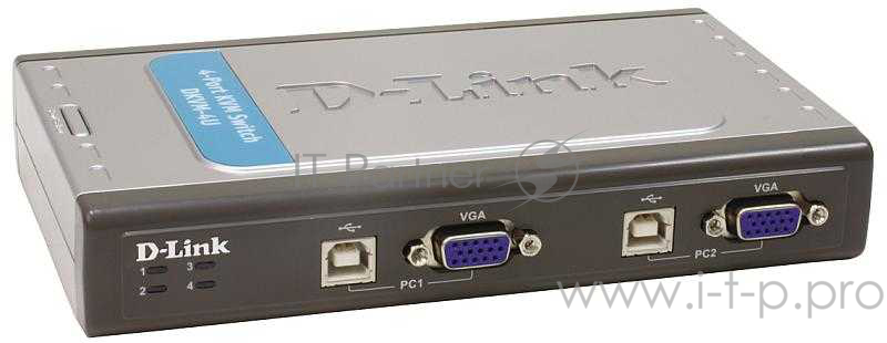 Переключатель KVM D-Link DKVM-4U 4xPC port