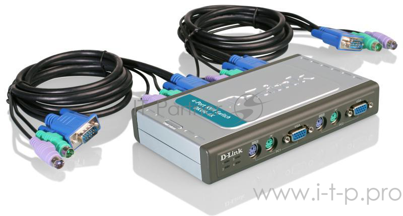 Переключатель KVM D-Link DKVM-4K 4xPC port