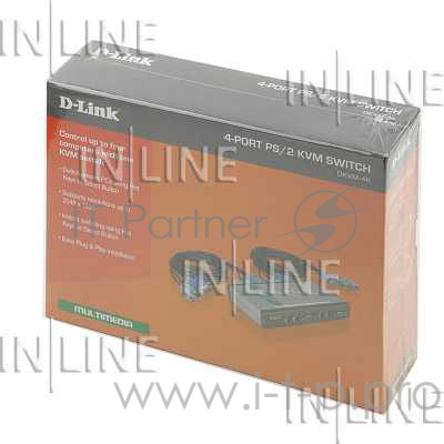 Переключатель KVM D-Link DKVM-4K 4xPC port