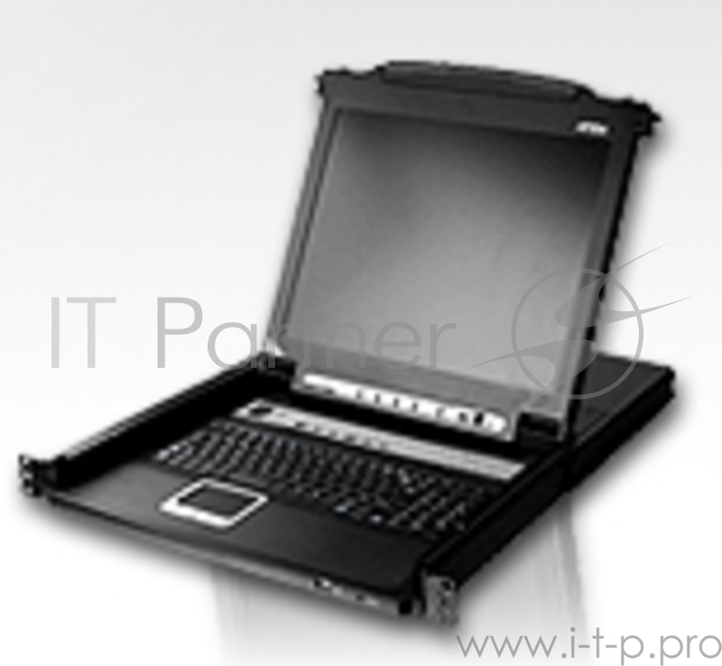 Переключатель KVM ATEN CL5708N-ATA-RG SINGLE RAIL 8P PS/2-USB LCDKVMP 19INCH