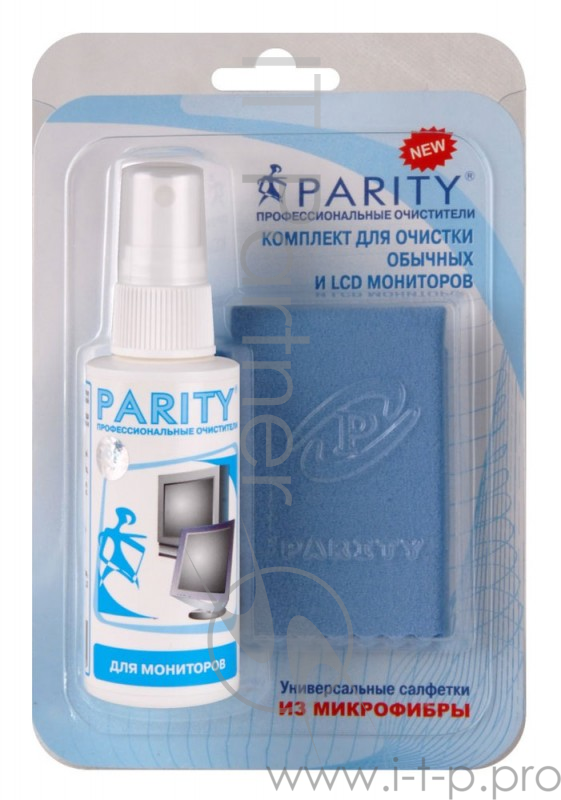 Чистящий набор (салфетки + спрей) Parity (салфетки и спрей) 60мл