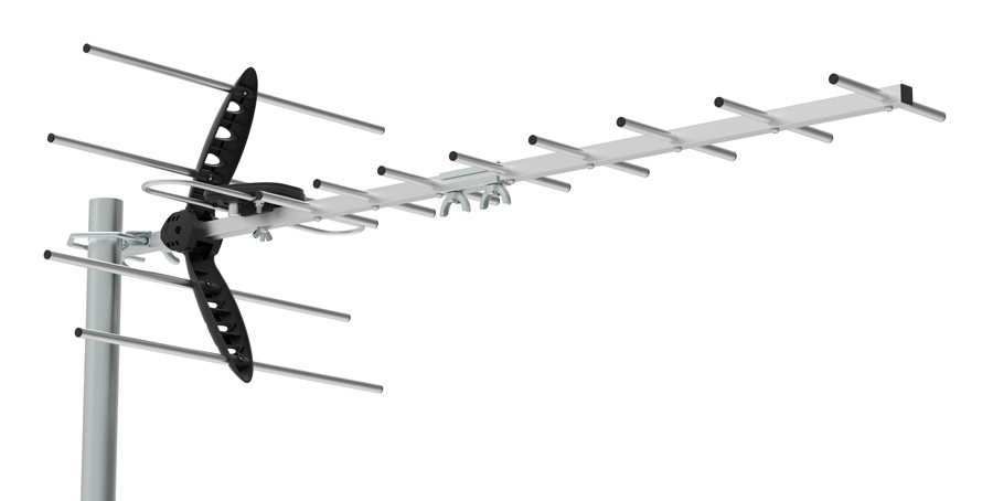 Антенна телевизионная Hyundai H-TAE260 17дБ пассивная серебристый