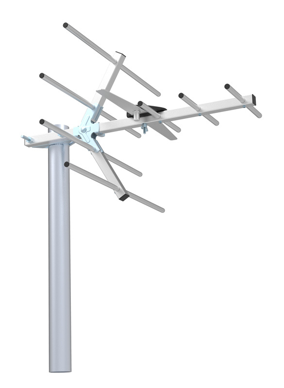 Антенна телевизионная Hyundai H-TAE220 15дБ пассивная серебристый