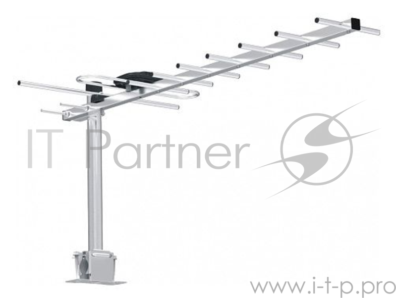 Антенна телевизионная Hyundai H-TAE140 11дБ пассивная серебристый