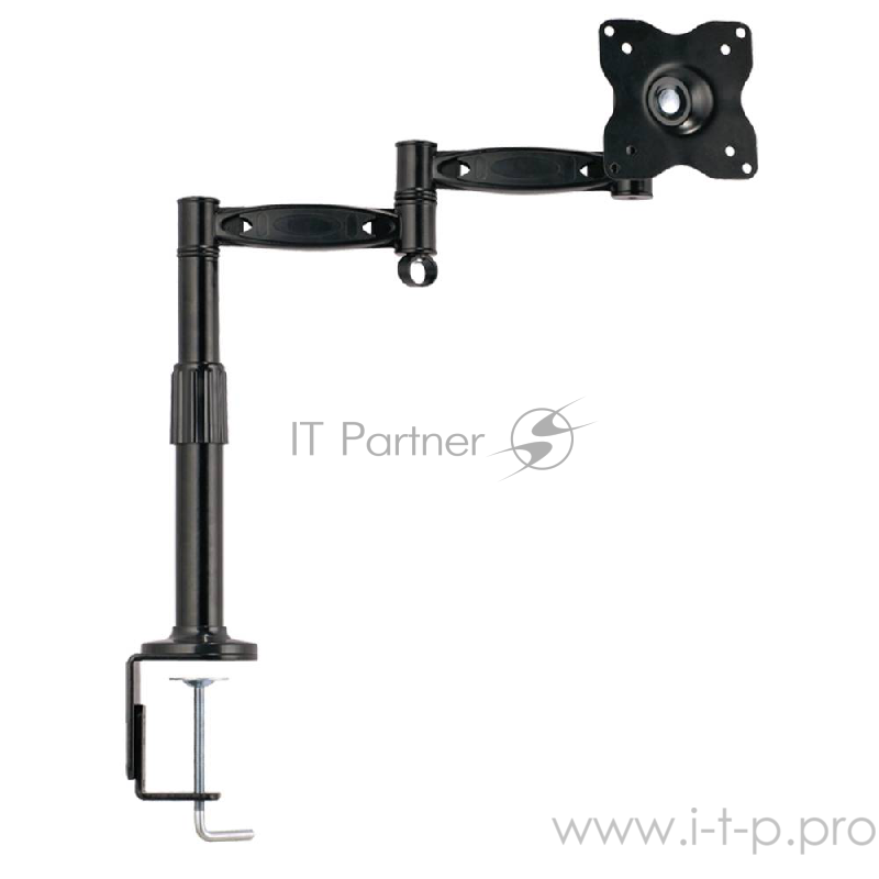Кронштейн для мониторов ЖК Kromax OFFICE-2 серый 15-32 макс.10кг настольный поворот и наклон