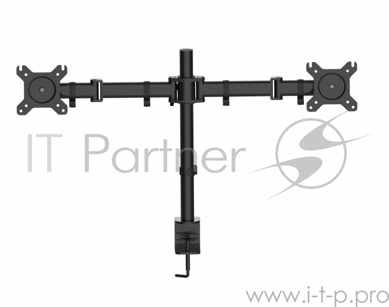 Кронштейн для мониторов Cactus CS-VM-D29-BK черный 13-27 макс.10кг настольный поворот и наклон