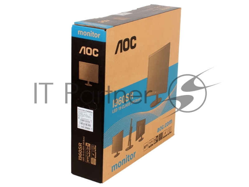 Монитор AOC 19 I960SRDA (/01) черный IPS LED 5ms 5:4 DVI M/M матовая 250cd 1280x1024 D-Sub HD READY