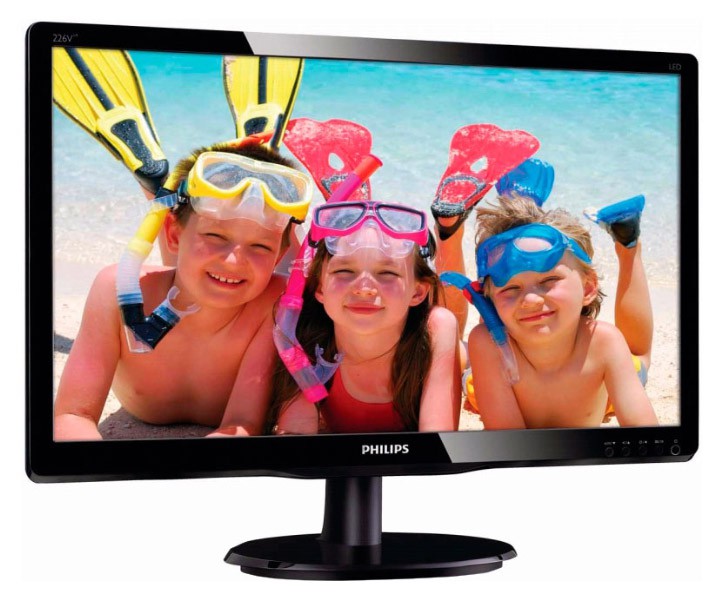 Монитор Philips 21.5 226V4LAB (00/01) черный TN+film LED 5ms 16:9 DVI M/M матовая 250cd 1920x1080 D