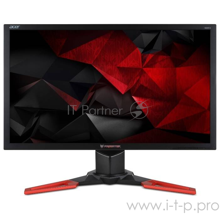 Монитор Acer 23.8 XB241Hbmipr черный TN LED 1ms 16:9 HDMI M/M 3D полуматовая HAS Pivot 100000000:1