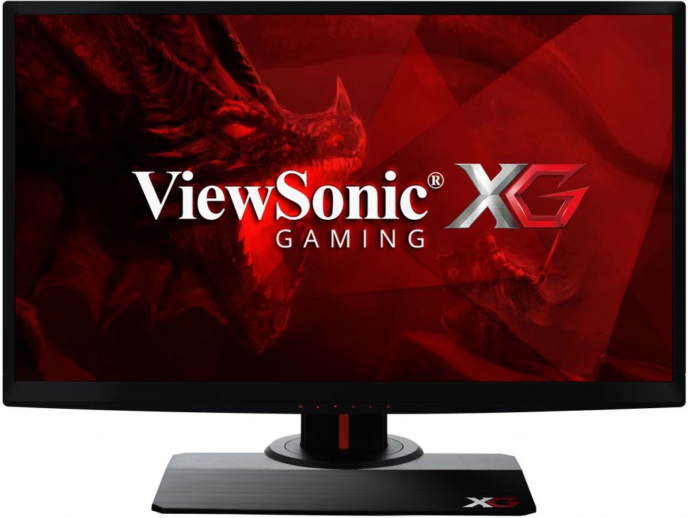 МОНИТОР 24.5 Viewsonic XG2530 Black-Red с поворотом экрана (LED, 1920x1080, 1 ms, 170°/160°, 400 cd