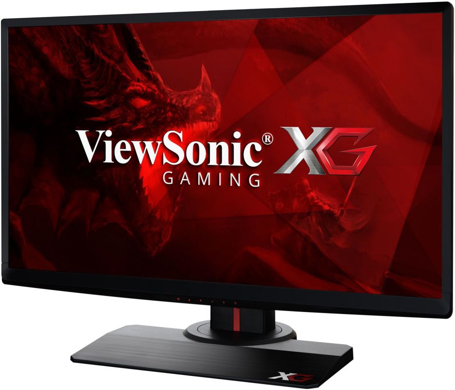 МОНИТОР 24.5 Viewsonic XG2530 Black-Red с поворотом экрана (LED, 1920x1080, 1 ms, 170°/160°, 400 cd