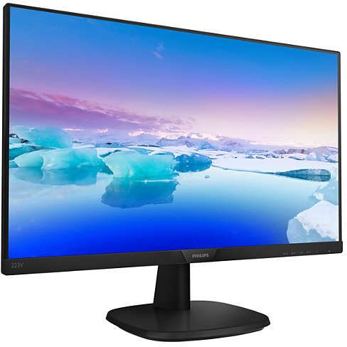 МОНИТОР 21.5 PHILIPS 223V7QDSB/00 Black (IPS, LED, 1920x1080, 5 ms, 178°/178°, 250 cd/m, 20M:1, +DV