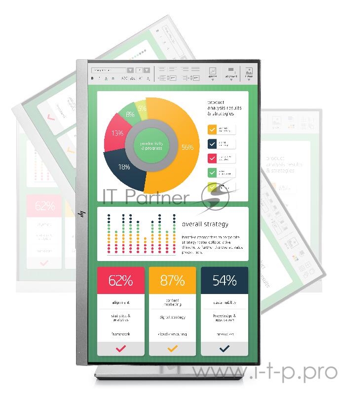 LCD HP 21.5 E223 черный {IPS 1920x1080 ,250 cd/m2, 1000:1, 5ms, 178°/178°,VGA,DisplayPort,HDMI} [1F