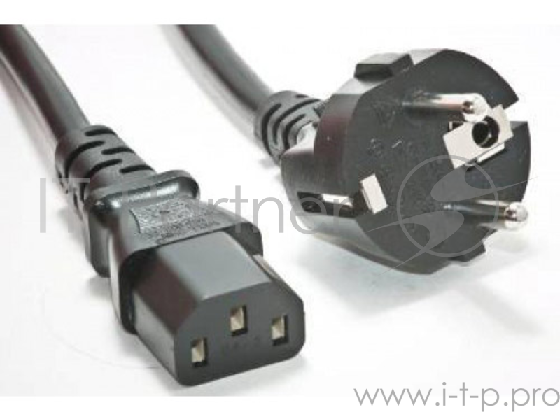 Шнур питания Lanmaster LAN-PPC-10A-3.0 Schuko-C13 3х0.75 220V 10A 3m